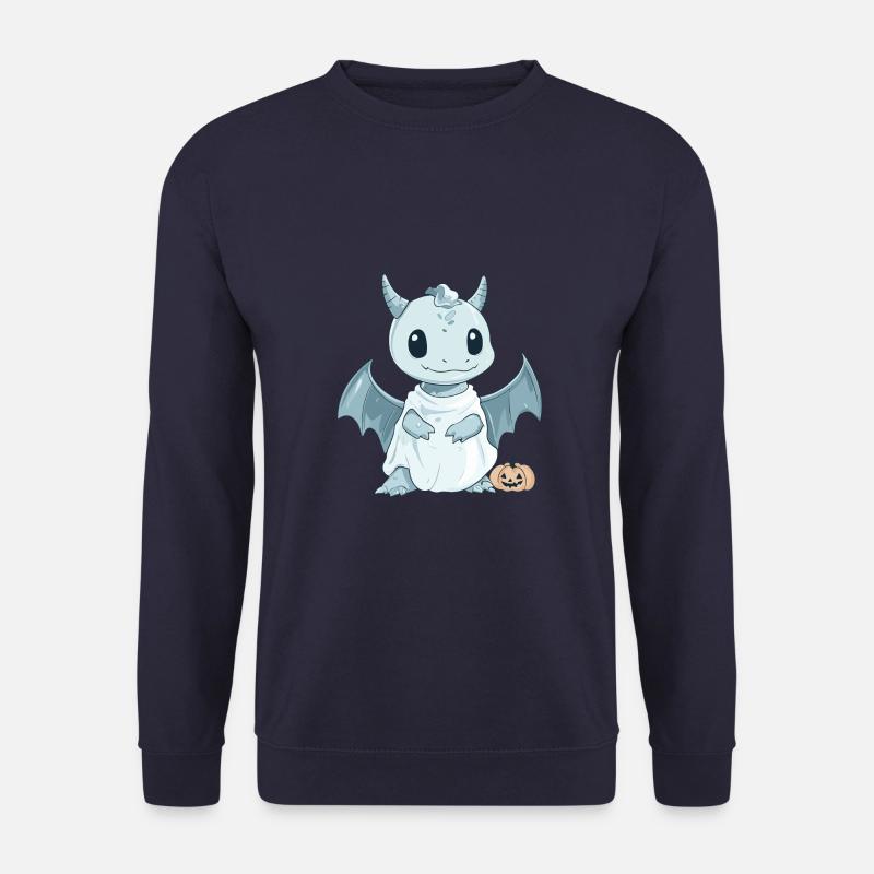 Dragon Halloween Funny Ghost - Unisex Sweatshirt - navy