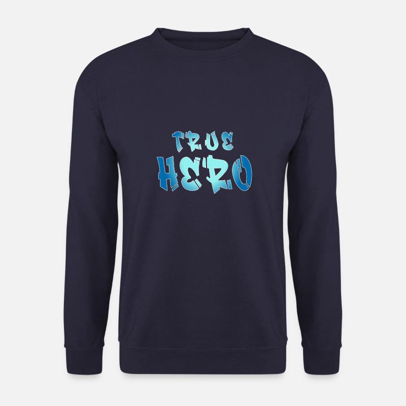 WAHRER HELD - TRUE HERO - Unisex Sweatshirt - navy
