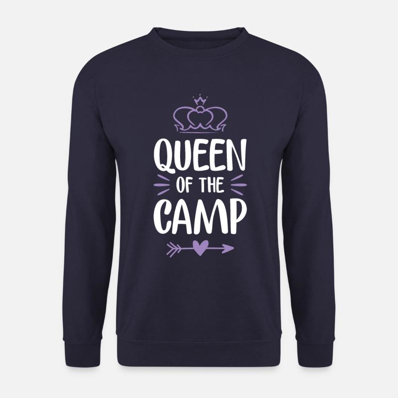 queen camp - Unisex Pullover - Navy