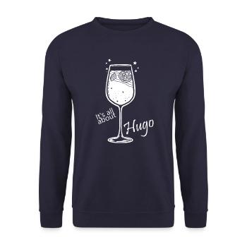 Tout sur Hugo Cocktail - Sweat-shirt Unisexe - marine - Devant - Alina (178cm) & Michal (187cm)