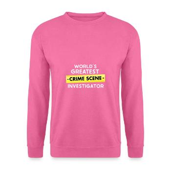 Sécurisation des traces - Kripo Polizei Kriminaltechnik - Sweat-shirt Unisexe - rose - Devant