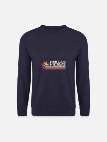 Securing traces - Kripo Polizei Kriminaltechnik - Unisex Sweatshirt - navy
