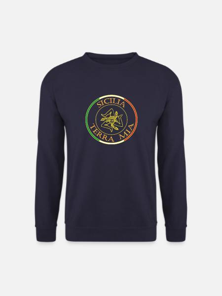 Sizilien, Sicilia, Siciliy - Unisex Pullover - Navy