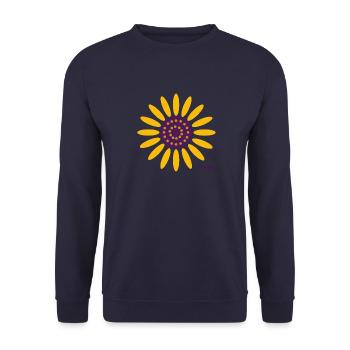 tournesol - Sweat-shirt Unisexe - marine - Devant - Alina (178cm) & Michal (187cm)