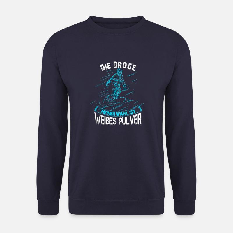 Droge snowboarden - Unisex Pullover - Navy