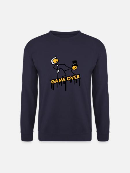 bachelor_party_game_over - Unisex Sweatshirt - navy