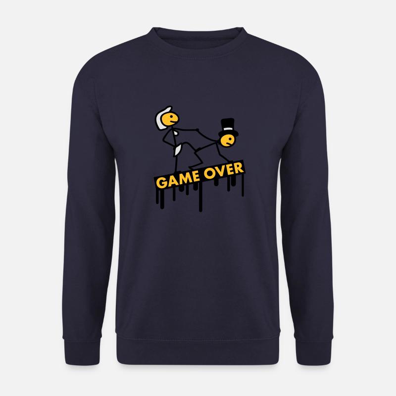 bachelor_party_game_over - Unisex Sweatshirt - navy