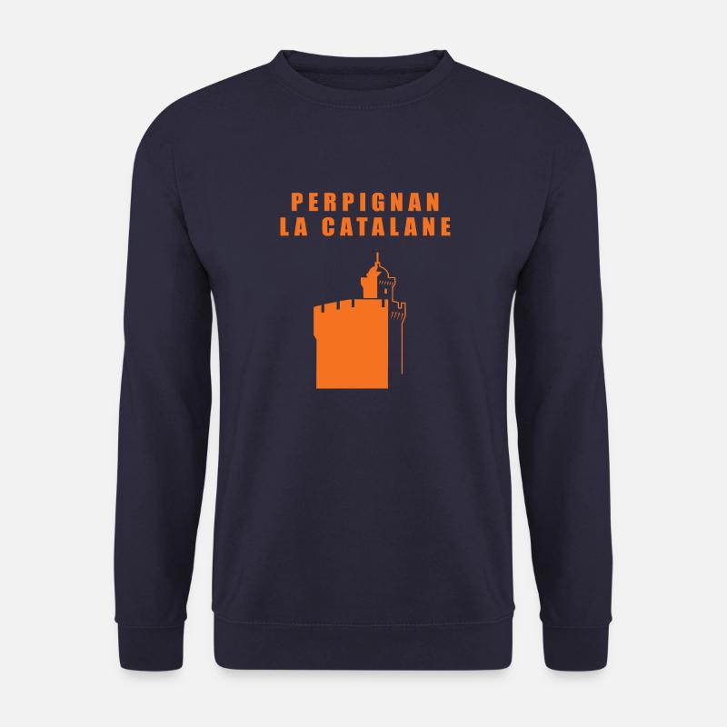 castilletORANGE - Unisex Pullover - Navy