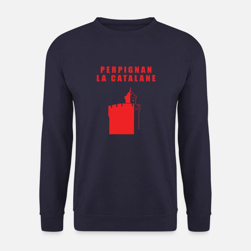 Katalanisches Perpignan - Unisex Pullover - Navy