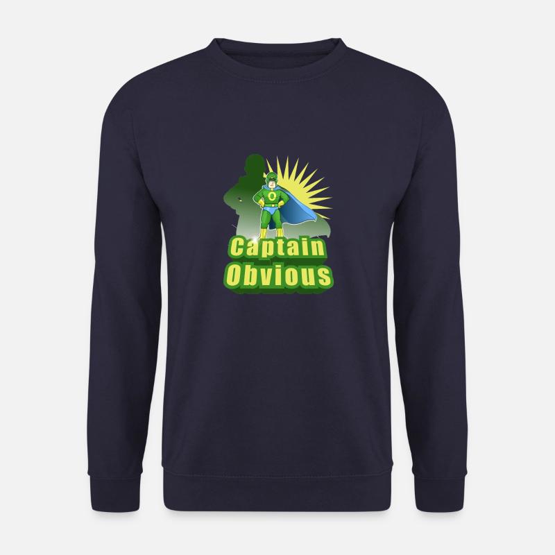 Captain obvious - Unisex Sweatshirt - navy