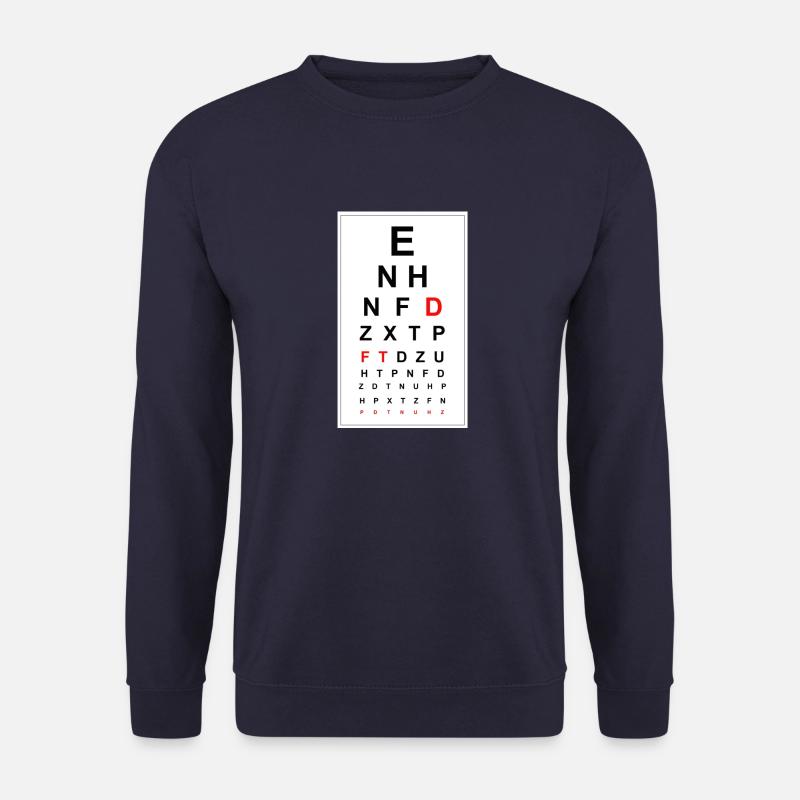 Sehtest Zitat - Unisex Pullover - Navy