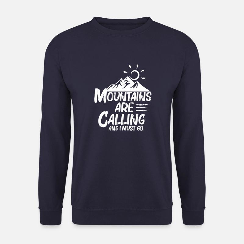 Adventure Travel Hiking Mountain - Unisex Pullover - Navy