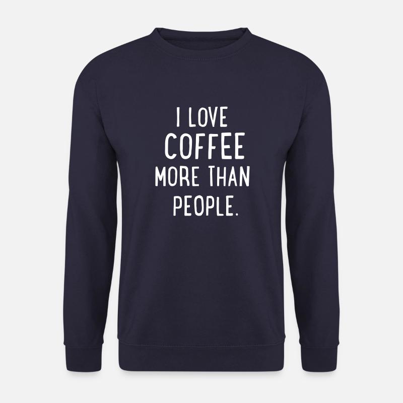 Kaffee - Unisex Pullover - Navy