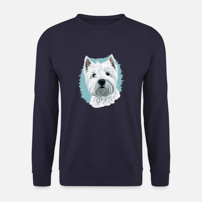 West Highland White Terrier - Unisex Sweatshirt - navy
