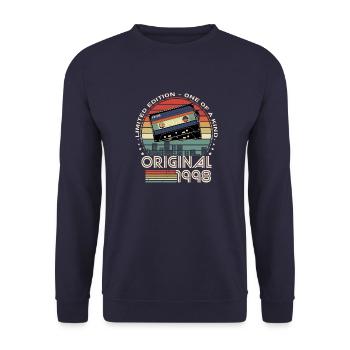 Limited Edition 1998 26th Anniversary - Unisex Sweatshirt - navy - Front - Alina (178cm) & Michal (187cm)