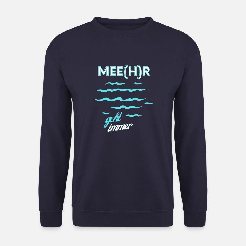 Meer geht immer - Unisex Pullover - Navy