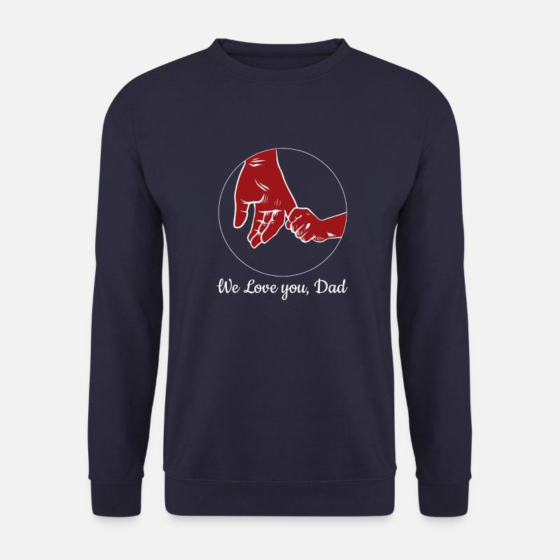 Vaterliebe Hand in Hand - Unisex Pullover - Navy