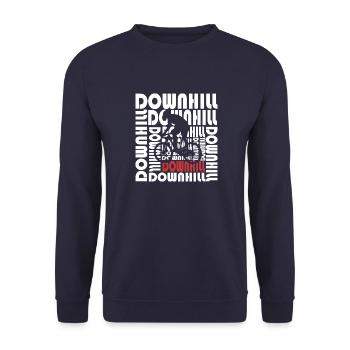 Downhill - Unisex Pullover - Navy - Vorne - Alina (178cm) & Michal (187cm)