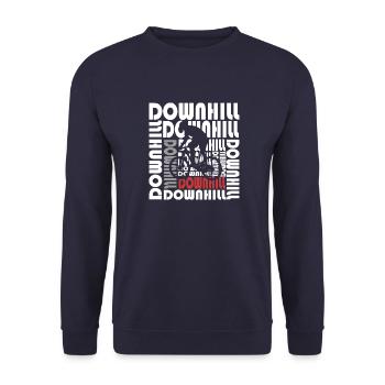 Downhill - Unisex Pullover - Navy - Vorne - Alina (178cm) & Michal (187cm)