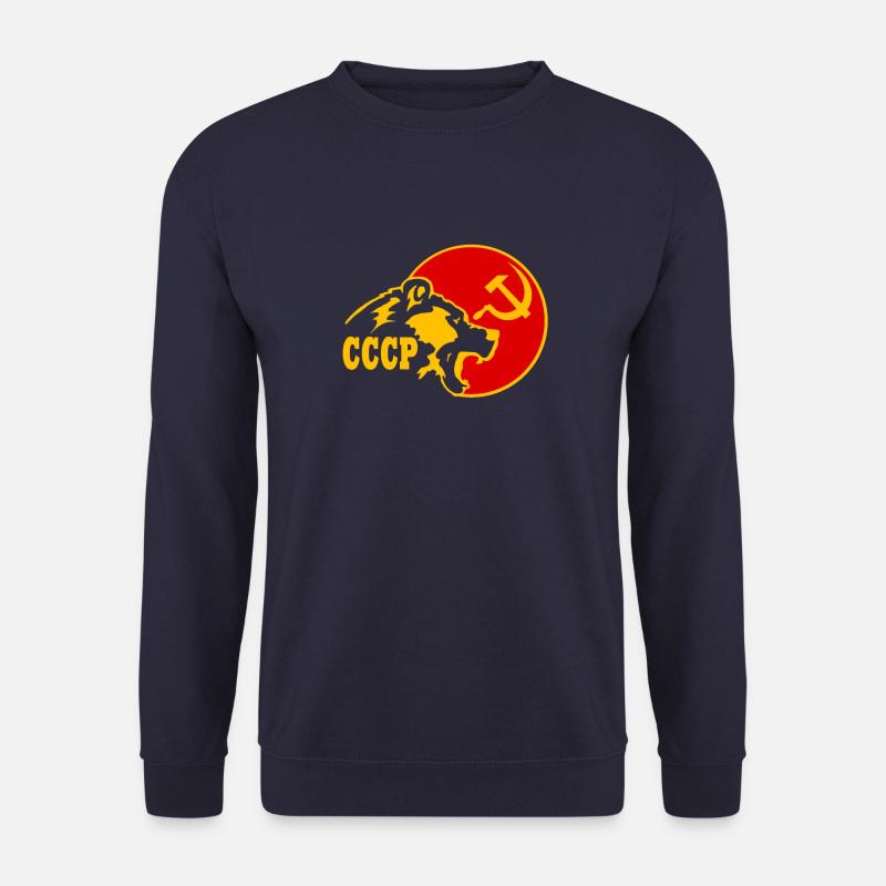 UDSSR BEAR - Unisex Pullover - Navy