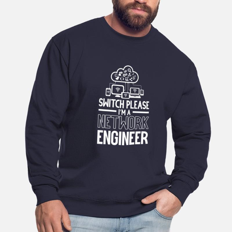 Switch Please I'm A Network Engineer IT Tech Unisex Pullover