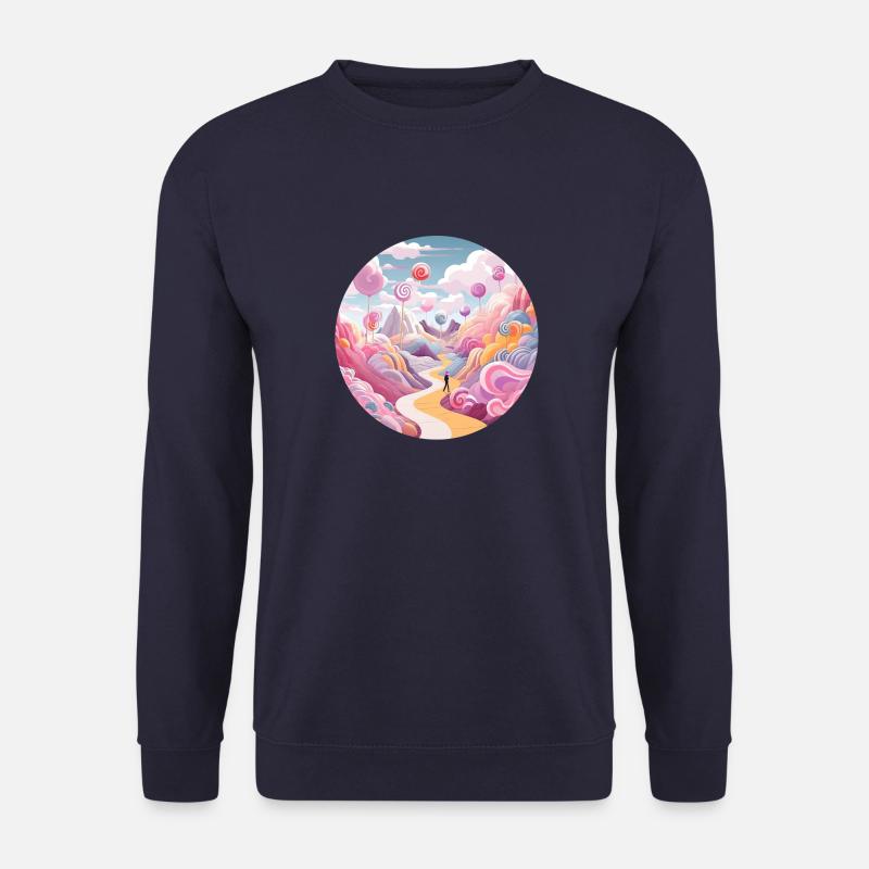 Magical Adventures: Whimsical Wanderer - Sweat-shirt Unisexe - marine