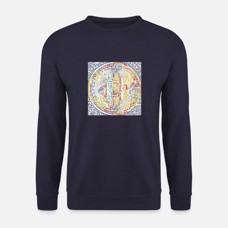 Bitcoin - Sweat-shirt Unisexe - marine