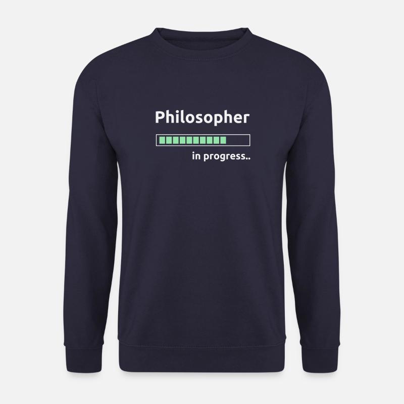 Philosoph in Arbeit - Unisex Pullover - Navy