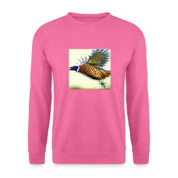 Fliegender Fasan - Unisex Pullover - Pink - Vorne