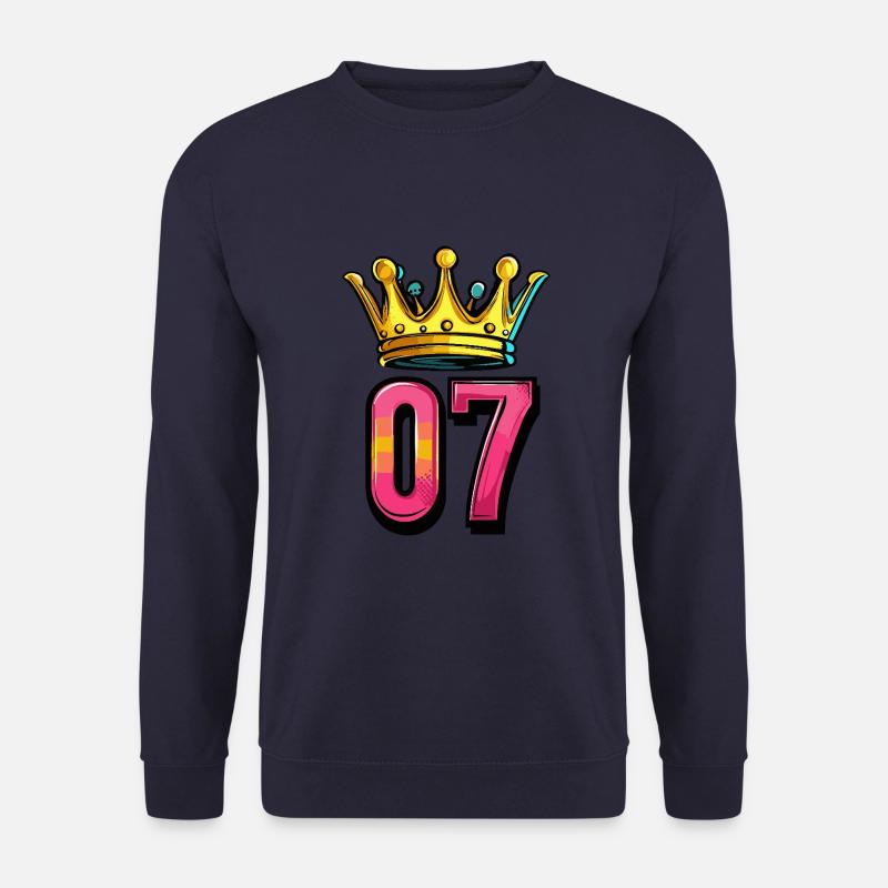 Maillot à 7 chiffres Couronne - Sweat-shirt Unisexe - marine