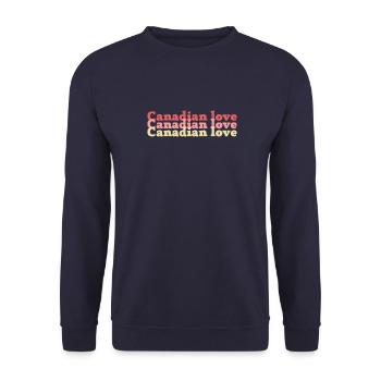 9EDD1642 9923 4A70 B4C7 2508240DCA44 - Sweat-shirt Unisexe - marine - Devant - Alina (178cm) & Michal (187cm)