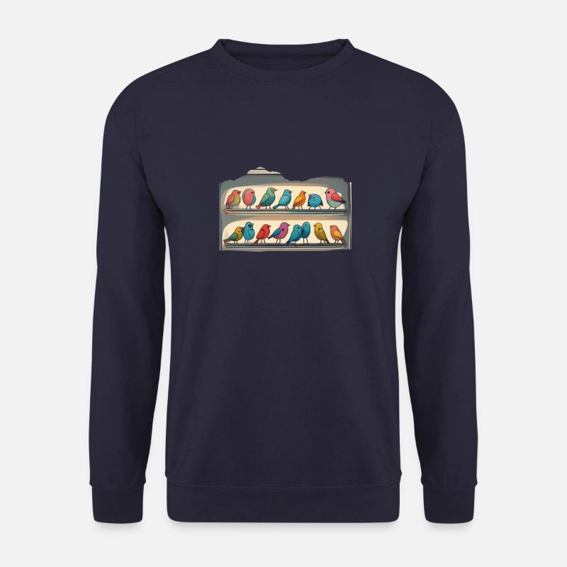 Some Birds in a fridge - Unisex Pullover - Navy