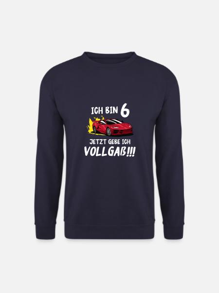 Geschenk 6 Jahre Geburtstagskind - Unisex Pullover - Navy