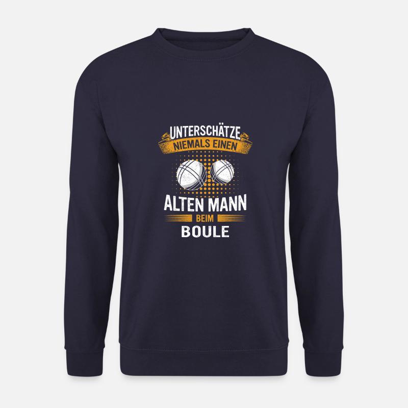 Boule Boccia Petanque Boulesport - Unisex Pullover - Navy