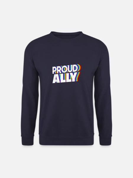 Proud Ally - Unisex Sweatshirt - navy