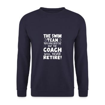 Vasectomie de la stérilisation cadeau pour l’homme - Sweat-shirt Unisexe - marine - Devant - Alina (178cm) & Michal (187cm)