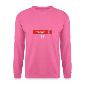 66 Yozgat Türkisches Nummernschild als Geschenk - Unisex Pullover - Pink - Vorne