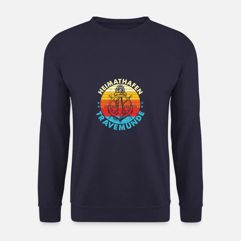 Heimathafen Travemünde - Lübecks Tochter - Unisex Pullover - Navy