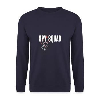 Spurensicherung - Kripo Polizei Kriminaltechnik - Unisex Pullover - Navy - Vorne - Alina (178cm) & Michal (187cm)