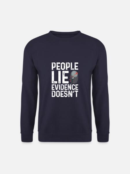 Spurensicherung - Kripo Polizei Kriminaltechnik - Unisex Pullover - Navy