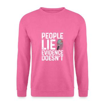 Sécurisation des traces - Kripo Polizei Kriminaltechnik - Sweat-shirt Unisexe - rose - Devant