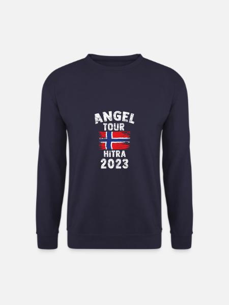 HITRA 2023 - Angel Tour Norwegen Personalisierbar - Unisex Pullover - Navy