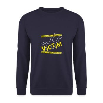 Preuves médico-légales - Kripo Polizei Forensics - Sweat-shirt Unisexe - marine - Devant - Alina (178cm) & Michal (187cm)