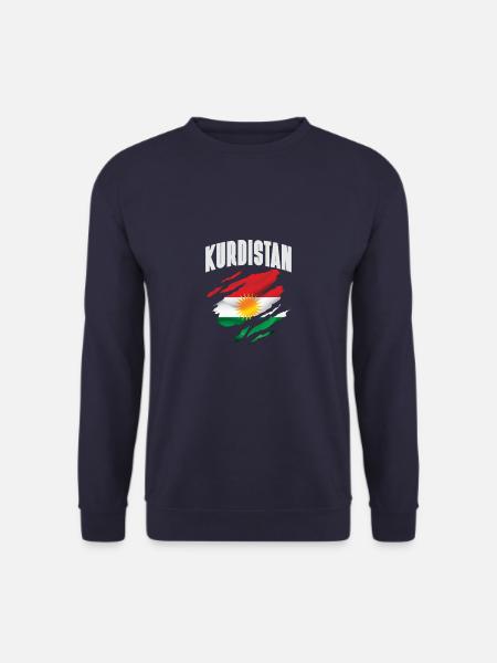 Flag of Kurdistan - Unisex Sweatshirt - navy