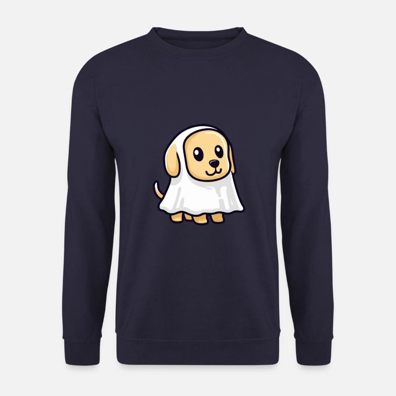 Golden Retriever Hund HalloweenGeist - Unisex Pullover - Navy