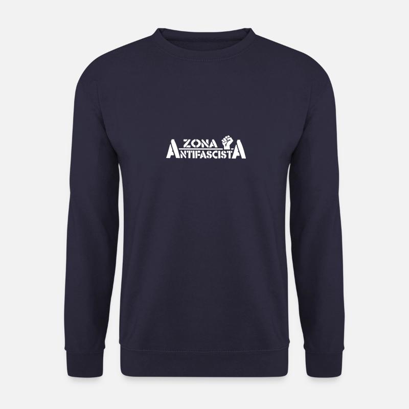 Antifascist Zone - Unisex Sweatshirt - navy