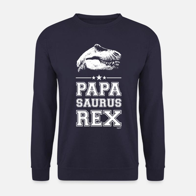 Papa Saurus Rex - Unisex Sweatshirt - navy