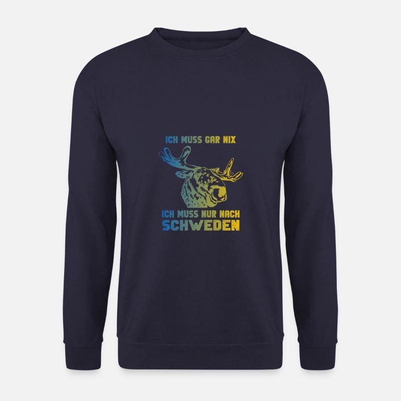 Ich muss wieder nach Schweden - Unisex Pullover - Navy