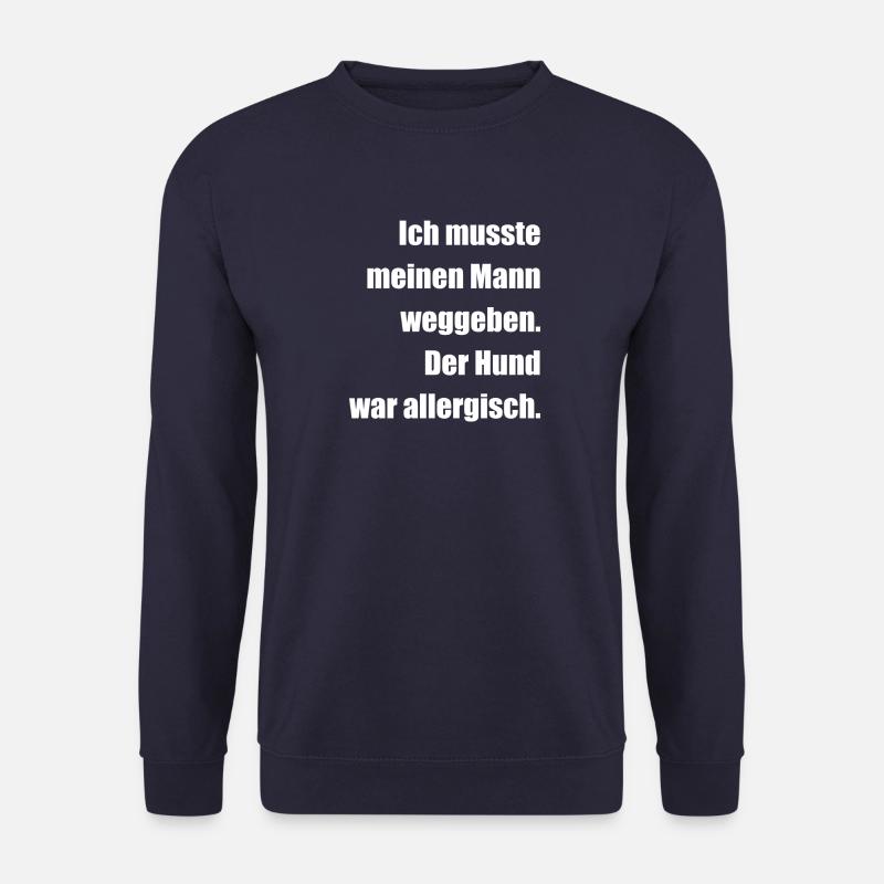 Ausdrucksstarker Slogan  - Unisex Pullover - Navy