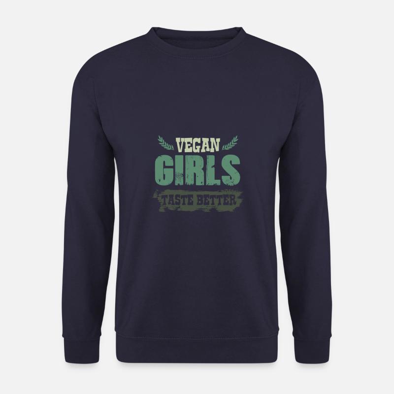 mädchen vegan - Unisex Pullover - Navy